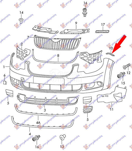 NOSAC PREDNJEG BRANIKA BOCNI M
