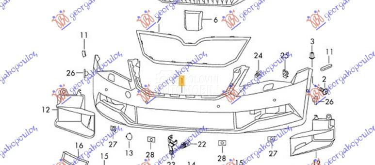 PREDNJI BRANIK (PRSKALICE) (SA