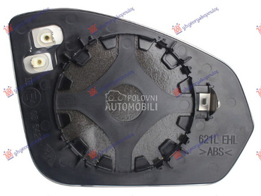 STAKLO RETROVIZORA SA GREJACEM za Škoda Fabia od 2021. do 2025. god.