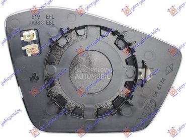 STAKLO RETROVIZORA SA GREJACEM za Škoda Octavia od 2020. do 2025. god.