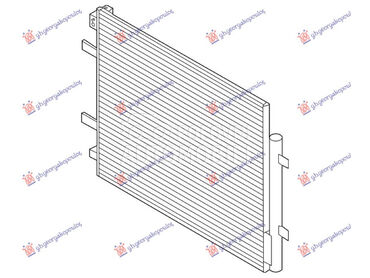 HLADNJAK KLIME (582x474) za Cupra Born od 2021. do 2025. god.