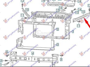 OKVIR FARA za Škoda Kodiaq od 2021. do 2024. god.
