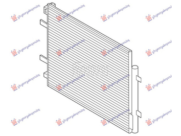 HLADNJAK KLIME (582x474) za Cupra Born od 2021. do 2025. god.