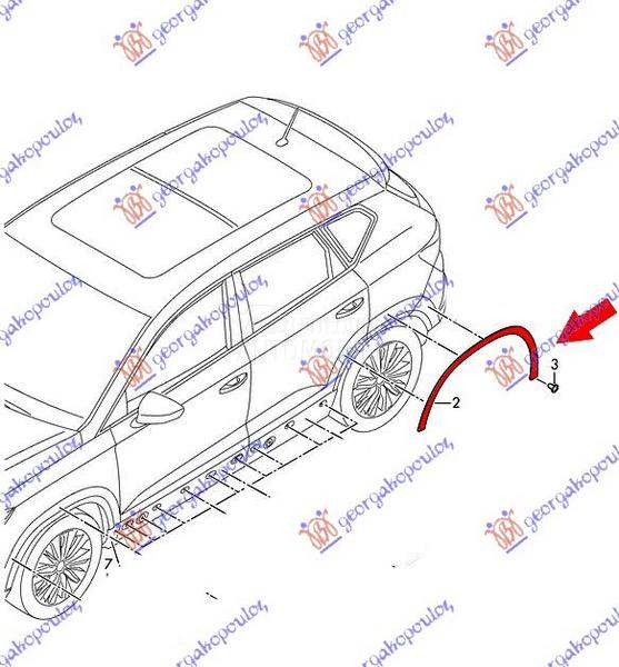 RUB PLASTICNI ZADNJEG BLATOBRA