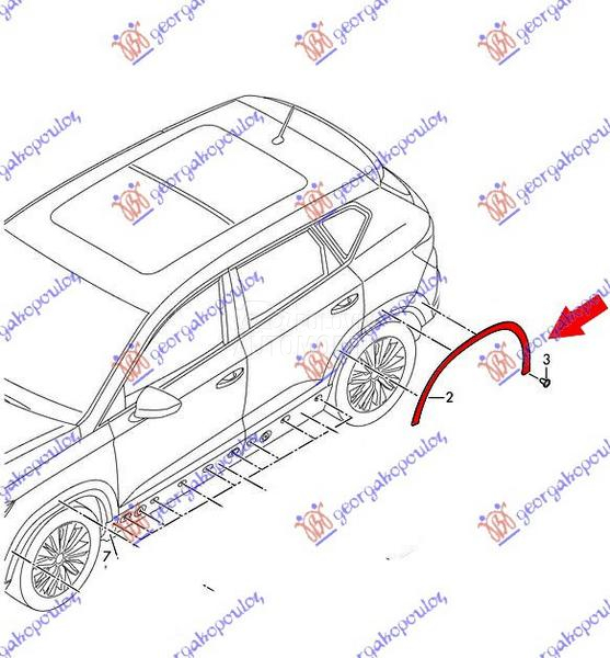RUB PLASTICNI ZADNJEG BLATOBRA