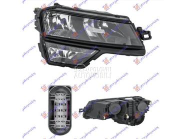 FAR ELEKTRICNI (H7/H1) SA LED za Škoda Karoq od 2017. do 2021. god.