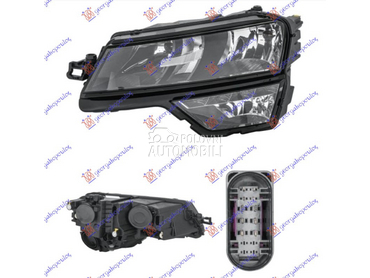 FAR ELEKTRICNI (H7) SA LED DNE za Škoda Karoq od 2017. do 2021. god.