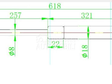 AMORTIZER GEPEK VRATA KARAVAN za Subaru Impreza od 1993. do 1997. god.