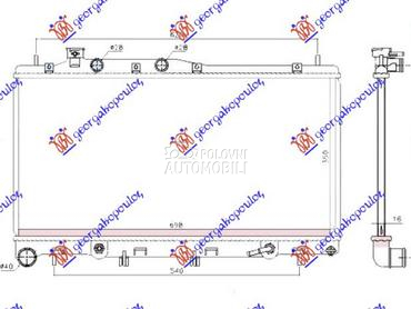 HLADNJAK MOTORA 3.6 BENZIN (AU za Subaru Legacy od 2010. do 2015. god.