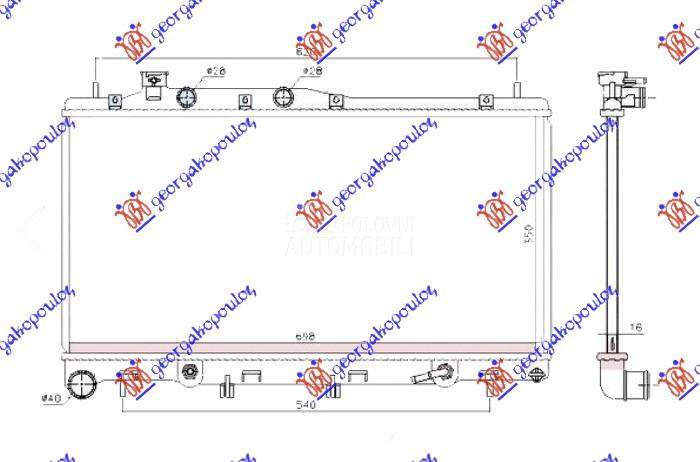 HLADNJAK MOTORA 3.6 BENZIN (AU