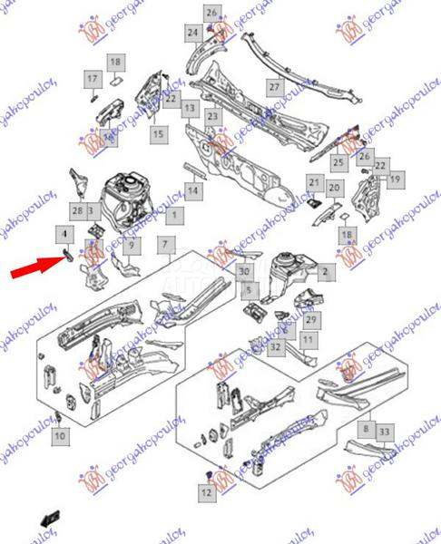 NOSAC PREDNJEG BLATOBRANA