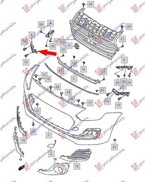 NOSAC PREDNJEG BRANIKA BOCNI P
