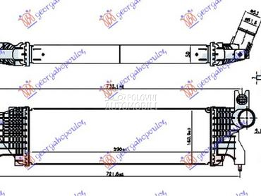 HLADNJAK INTERKULERA 1.6 DDiS za Suzuki Vitara od 2015. do 2019. god.
