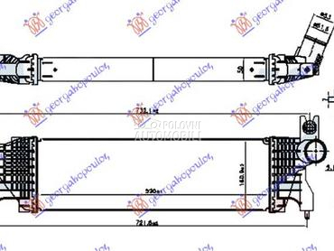 HLADNJAK INTERKULERA 1.6 DDiS za Suzuki Vitara od 2019. do 2025. god.