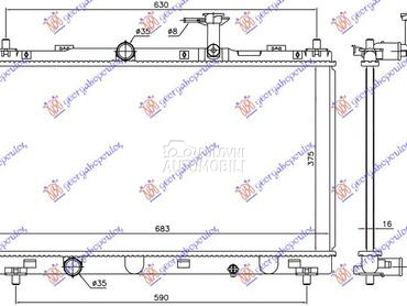 HLADNJAK MOTORA 1.6 16v (MAN) za Suzuki Vitara od 2015. do 2019. god.