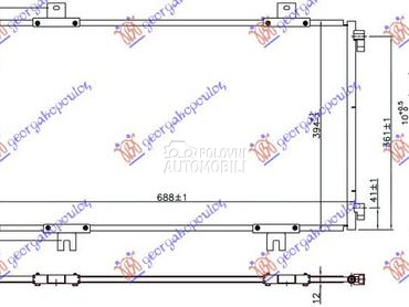 HLADNJAK KLIME 1.6 16v BENZIN za Suzuki Vitara od 2019. do 2025. god.