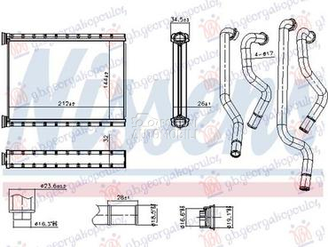 GREJAC KABINE (144x212) (NISSE za Suzuki Vitara od 2015. do 2019. god.
