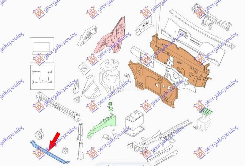 NOSAC HLADNJAKA DONJI