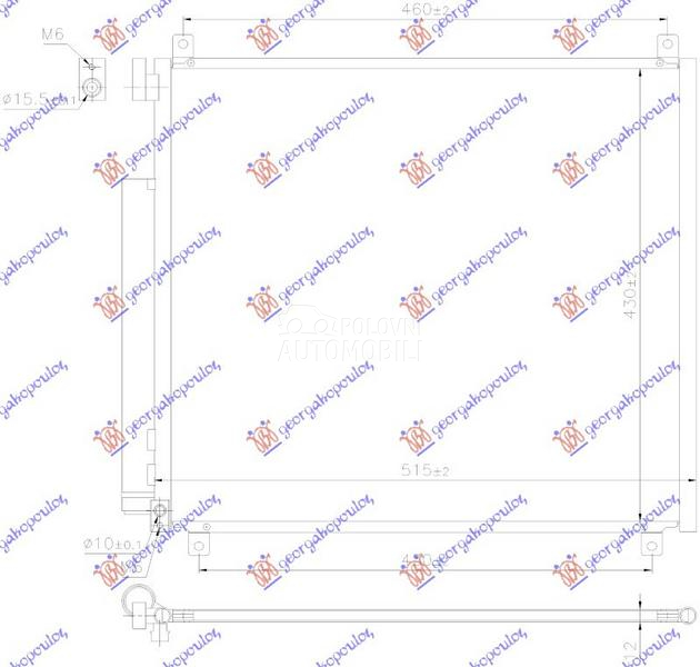 HLADNJAK KLIME 1.2 BENZIN (500