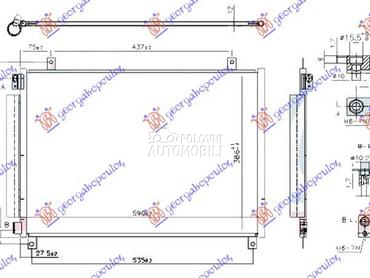 HLADNJAK KLIME 1.0/1.2 BENZIN za Suzuki Baleno od 2016. do 2025. god.