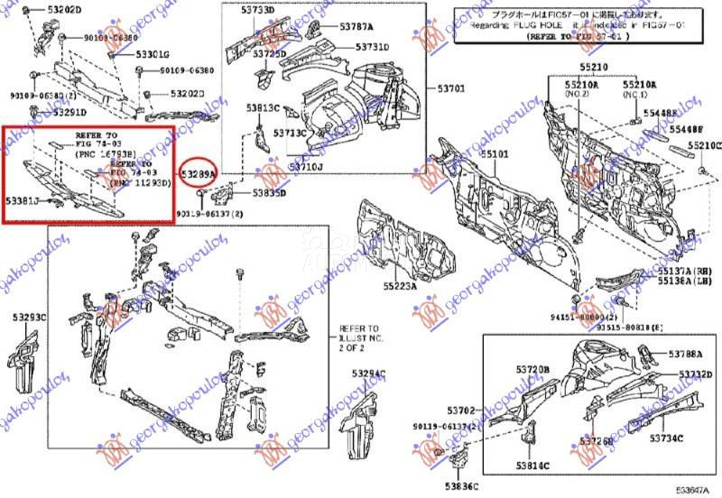 POKLOPAC VEZNOG LIMA GORNJI PL