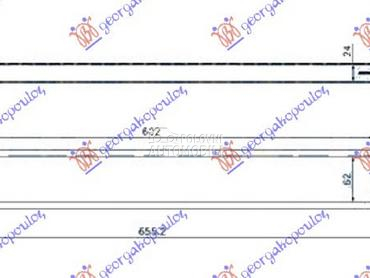 HLADNJAK MOTORA DODATNI 1.8 (6 za Toyota Auris od 2006. do 2010. god.