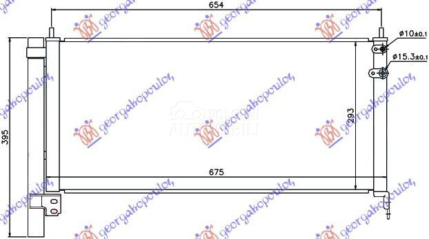 HLADNJAK KLIME 1.8i 16V HIBRID