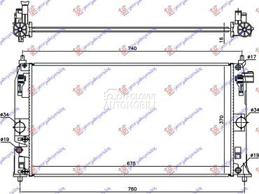 HLADNJAK MOTORA 1.8 HIBRID (67 za Toyota Corolla od 2018. do 2023. god.