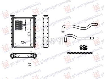 GREJAC KABINE BENZIN/HIBRID (1 za Toyota Yaris Cross od 2021. do 2025. god.