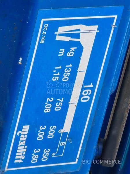 Volkswagen Crafter Putar Kran