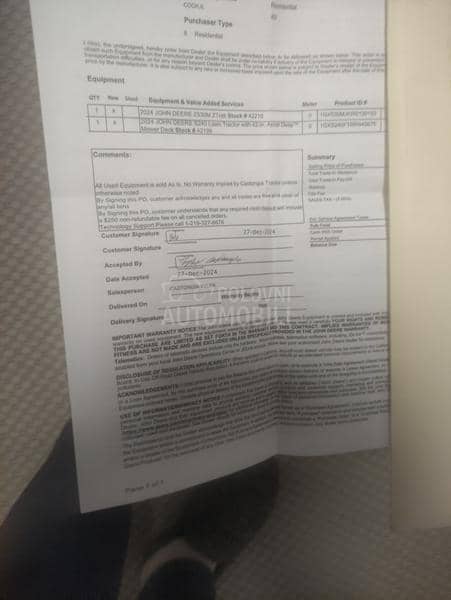 John Deere Z 530 M NOVO