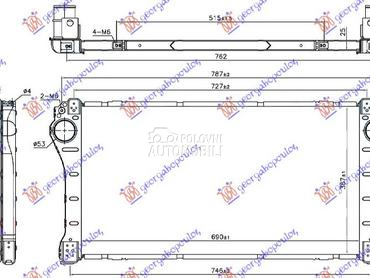 HLADNJAK INTERKULERA 2.2 D4D A za Toyota Avensis od 2012. do 2015. god.