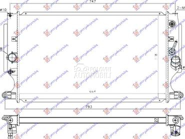 HLADNJAK MOTORA 2.2 D4D DIZEL za Toyota Avensis od 2015. do 2025. god.