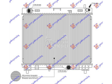 HLADNJAK MOTORA 1.4 D4D DIZEL za Toyota Urban Cruiser od 2009. do 2014. god.