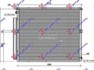 HLADNJAK KLIME 3.0 TD DIZEL (6 za Toyota Land Cruiser od 2002. do 2011. god.
