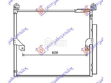 HLADNJAK KLIME 2.7 BENZIN (585 za Toyota Land Cruiser od 2013. do 2017. god.