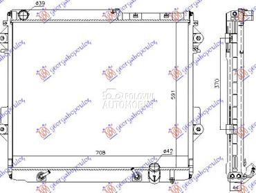 HLADNJAK MOTORA 4.5TD DIZEL (M za Toyota Land Cruiser od 2007. do 2015. god.