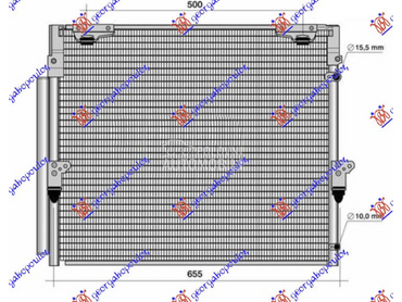 HLADNJAK KLIME 4.6/4.7i V8 BEN za Toyota Land Cruiser od 2007. do 2015. god.