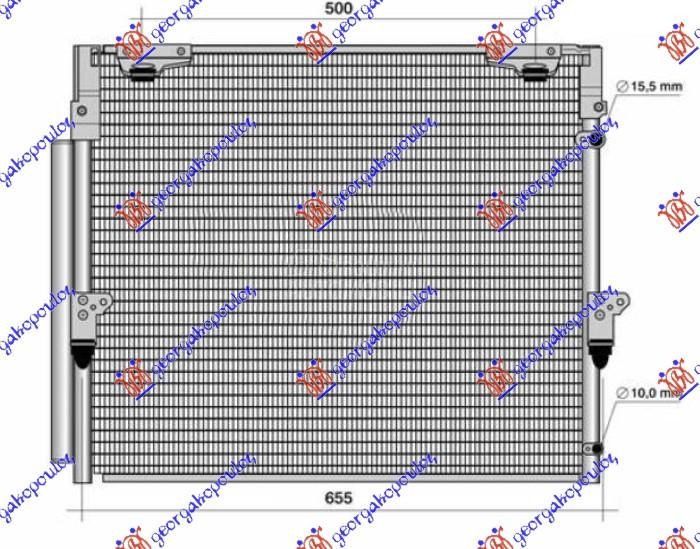 HLADNJAK KLIME 4.6/4.7i V8 BEN