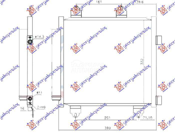 HLADNJAK KLIME ZA SVE MODELE (