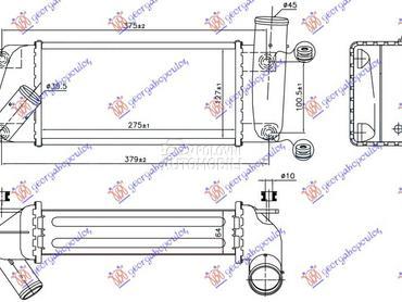 HLADNJAK INTERKULERA 1.4 D4D D za Toyota Auris od 2012. do 2015. god.