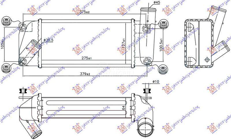 HLADNJAK INTERKULERA 1.4 D4D D