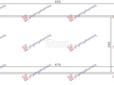 HLADNJAK KLIME 1.8 HIBRID (AUT za Toyota Auris od 2012. do 2015. god.