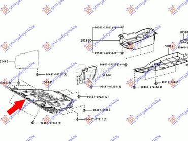 ZASTITA MOTORA (2.0/2.2 D-4D) za Toyota RAV 4 od 2016. do 2019. god.
