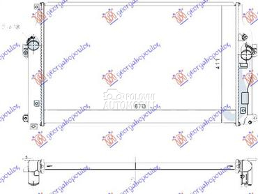 HLADNJAK MOTORA 2.0/2.2 D4D DI za Toyota RAV 4 od 2016. do 2019. god.
