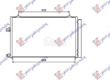 HLADNJAK KLIME ZA SVE MODELE B za Toyota RAV 4 od 2016. do 2019. god.