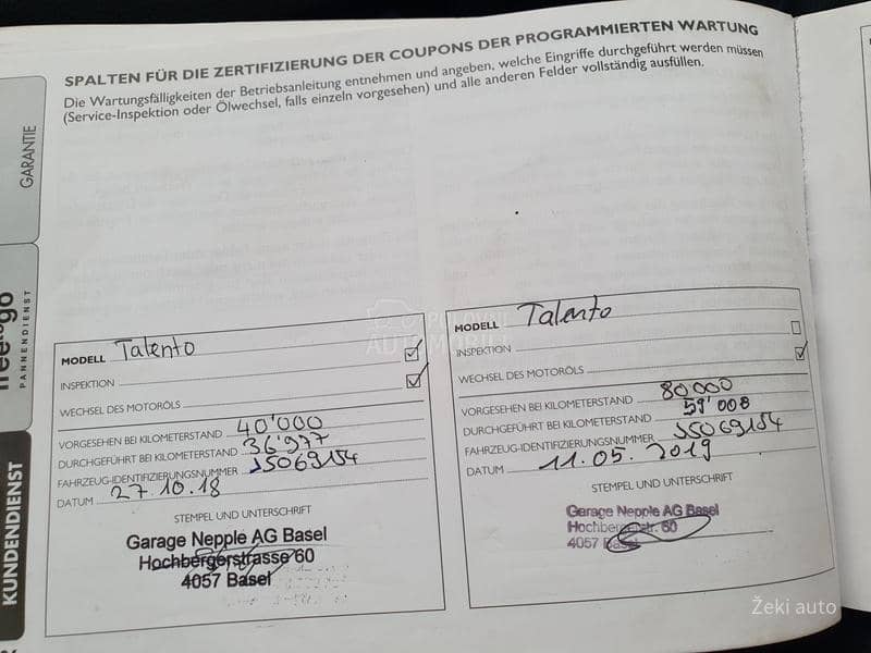 Fiat Talento 1.6DCI  CH