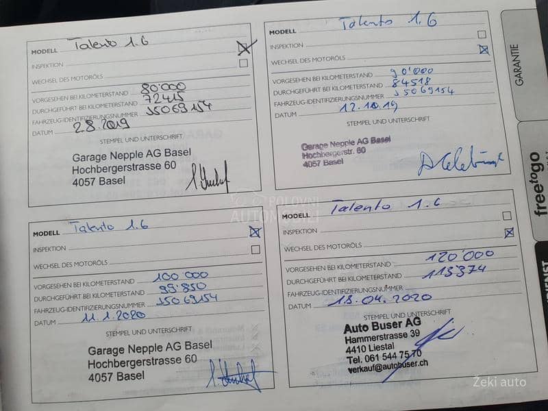 Fiat Talento 1.6DCI  CH