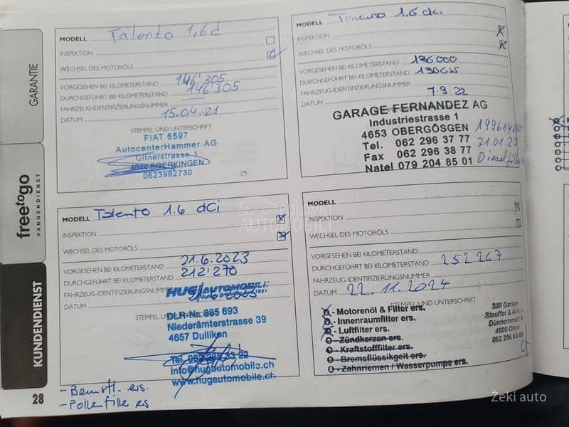 Fiat Talento 1.6DCI  CH