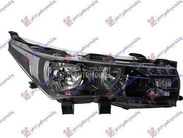 FAR ELEKTRICNI CRNI SA LED DNE za Toyota Corolla od 2013. do 2016. god.